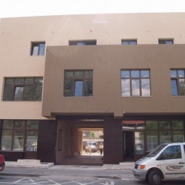 Brown rolling grilles